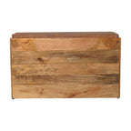 Buffalo Hide Oak-Tone Shoe Storage Bench