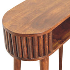 Stripe Chestnut Writing Desk