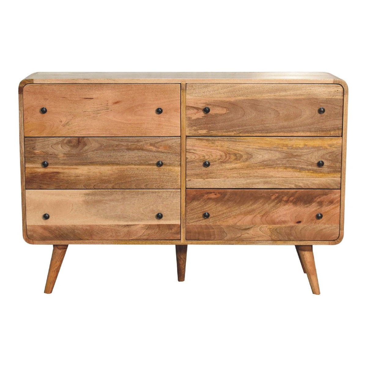 Large Curved Oak-ish Chest