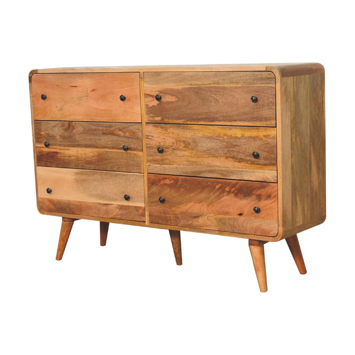 Large Curved Oak-ish Chest
