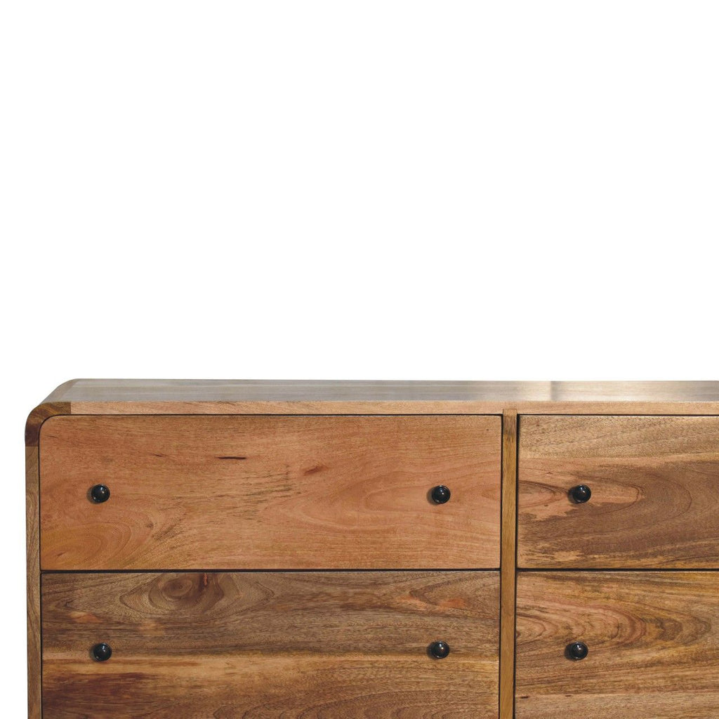 Large Curved Oak-ish Chest