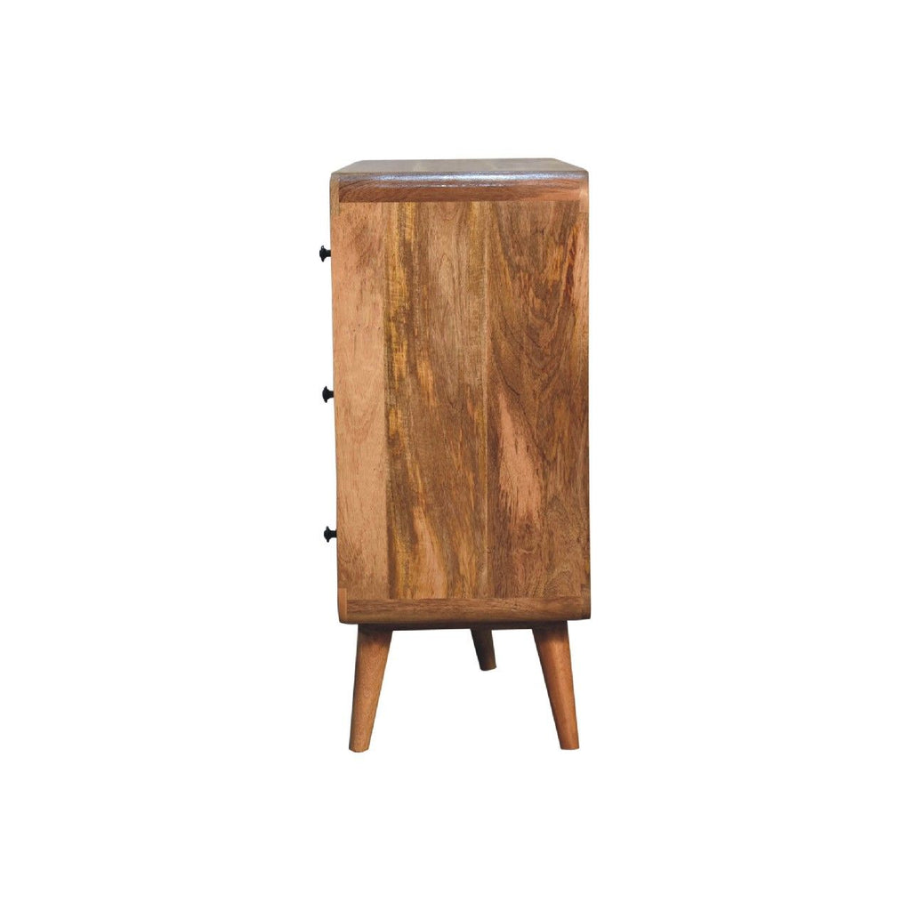 Large Curved Oak-ish Chest