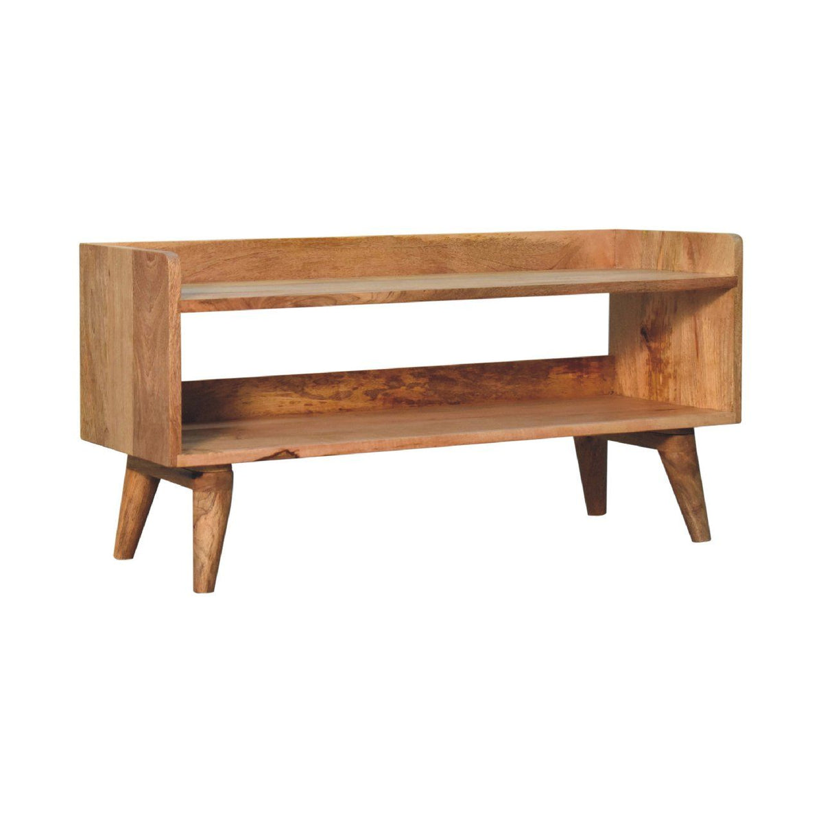 Oak-ish Nordic Storage Bench