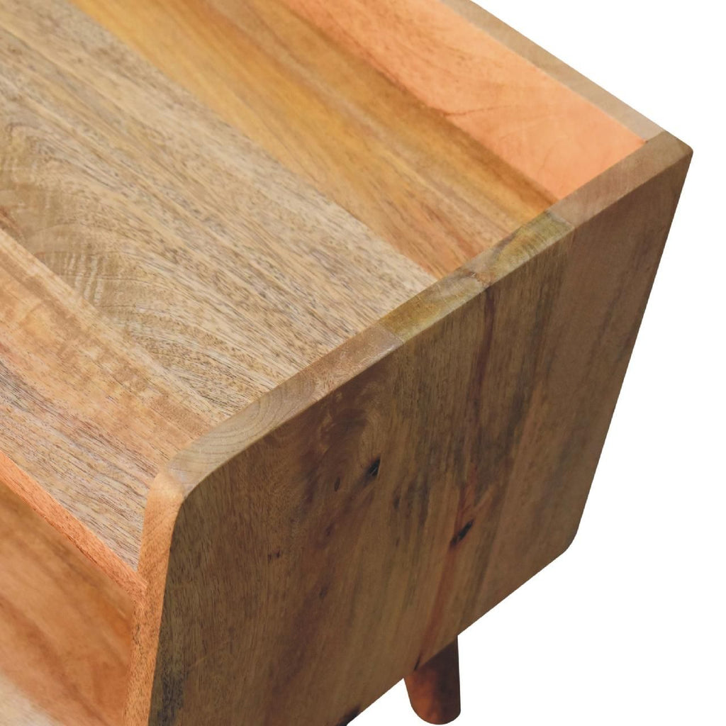 Oak-ish Nordic Storage Bench