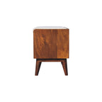 Bouclé Nordic Storage Bench