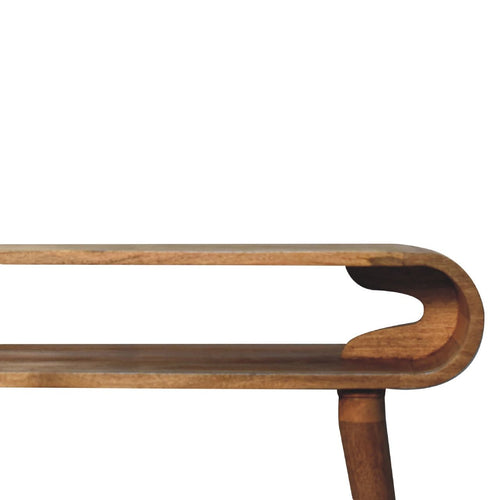 Amaya Oak-Tone Nordic Style Console Table