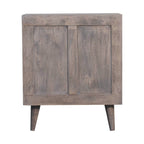 Mini Pineapple Carved Stone Finish Cabinet