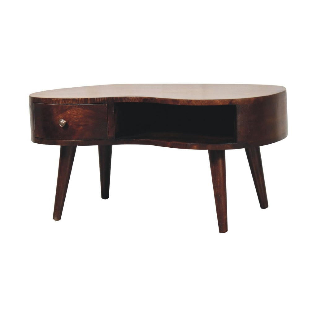 Walnut Wave Coffee Table