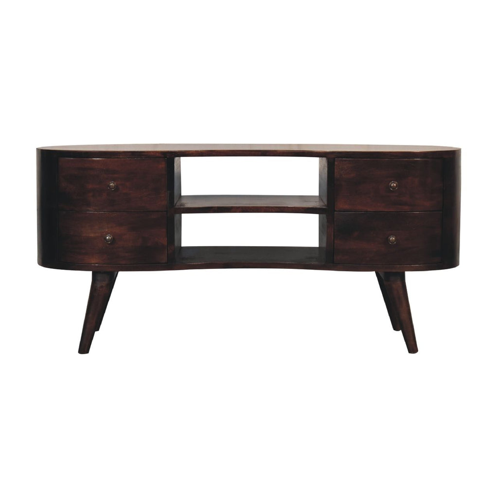 Walnut Wave Entertainment Unit