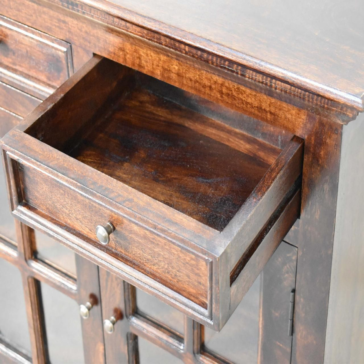 Walnut Glazed Sideboard