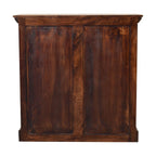 Walnut Cabinet with Glazed Doors
