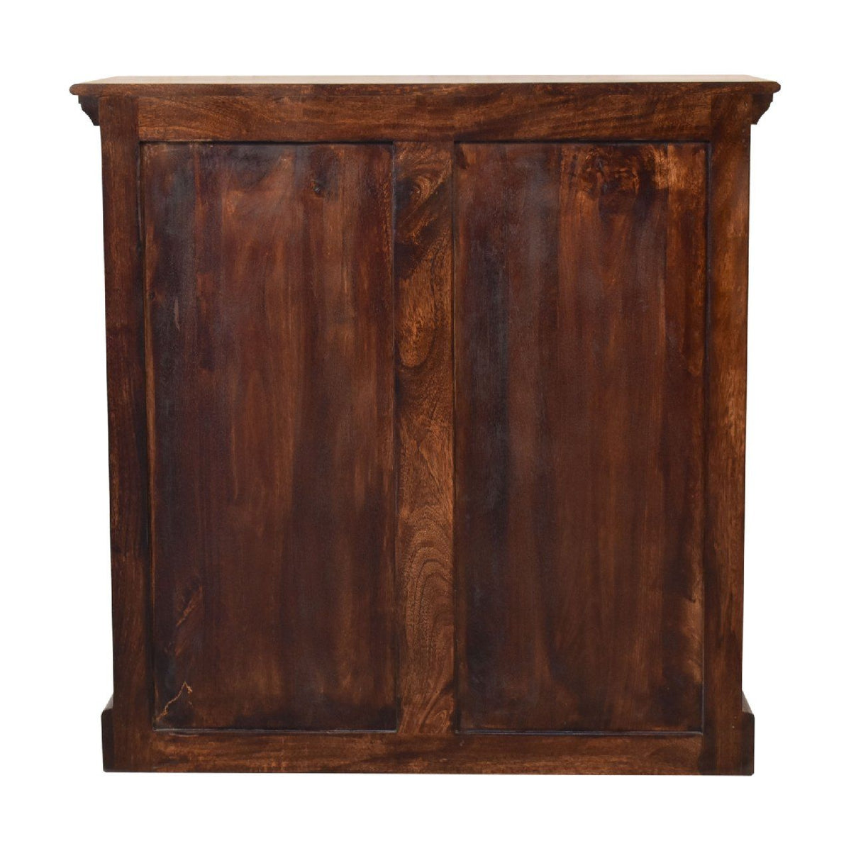 Walnut Cabinet with Glazed Doors