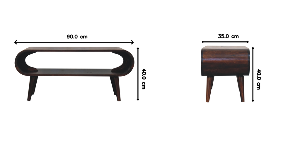 Amaya Walnut Coffee Table