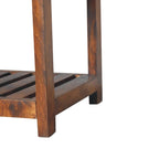 Buffalo Slatted Hallway Bench