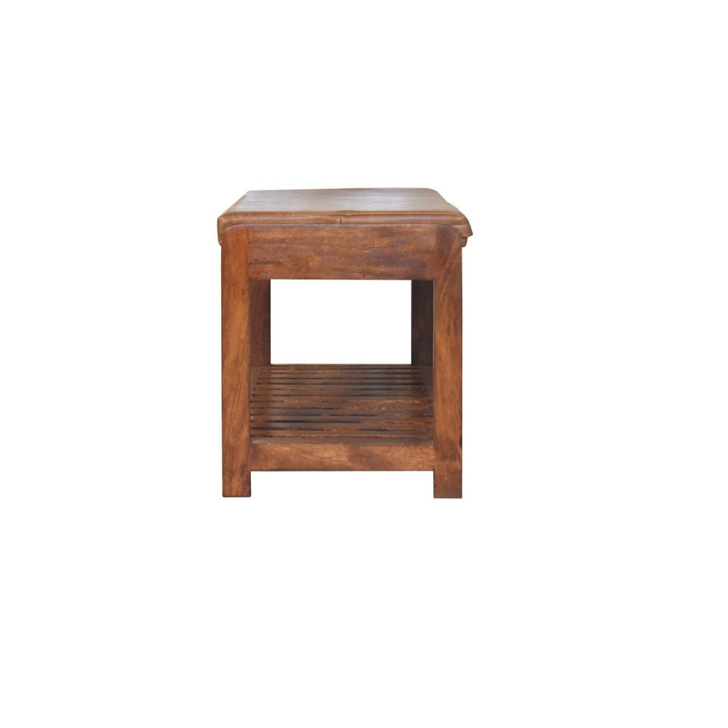 Buffalo Slatted Hallway Bench