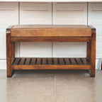 Buffalo Slatted Hallway Bench