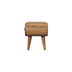 Oak-Tone Circular TV Unit