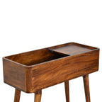Open-Top Chestnut Console