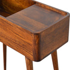 Open-Top Chestnut Console