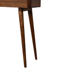 Open-Top Chestnut Console