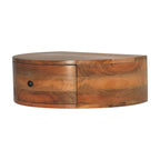 Large Wall-Mounted Rounded Bedside
