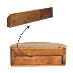 Large Wall-Mounted Rounded Bedside