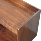 Open-Top Chestnut Media Unit