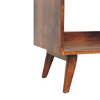 Open-Top Chestnut Media Unit
