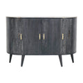 Ash Black T-Bar Quad Cabinet