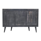 Ash Black T-Bar Quad Cabinet