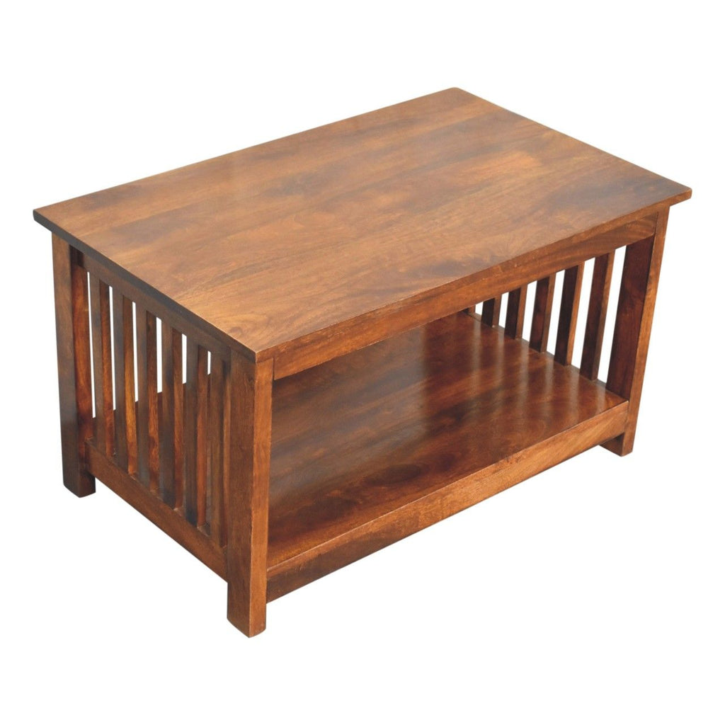 Slatted Chestnut Coffee Table