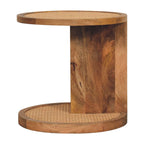 Close-Knit Corner End Table
