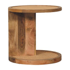 Close-Knit Corner End Table