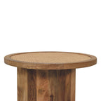 Close-Knit Corner End Table