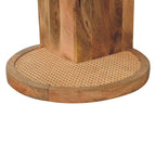 Close-Knit Corner End Table