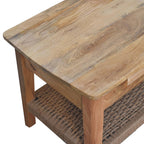 Rope 2 Drawers Coffee Table