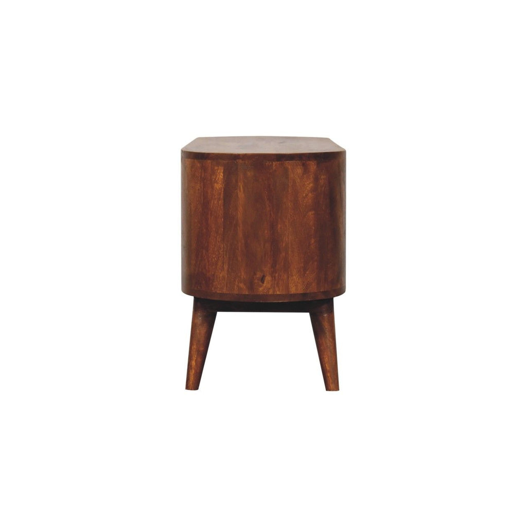 Soba Chestnut Shoe Cabinet