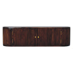 Chunky Chestnut Wall-Mounted Console