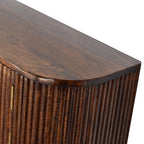 Chunky Chestnut Wall-Mounted Console