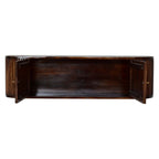 Chunky Chestnut Wall-Mounted Console