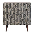 Honey Caramel Edessa Bone Inlay Cabinet