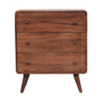 Curved Honey Caramel Chest