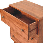 Curved Honey Caramel Chest