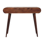 Honey Caramel Round Dressing Table
