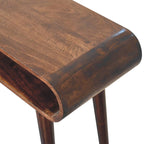 California Walnut Amaya Console Table