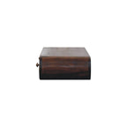 Wall-Mounted California Walnut Console Table