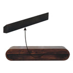 Wall-Mounted California Walnut Console Table