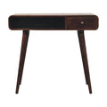 Curved California Walnut Writing Desk