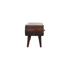 California Walnut Circular TV Unit