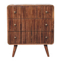 Honey Caramel T-Bar Ridged Chest